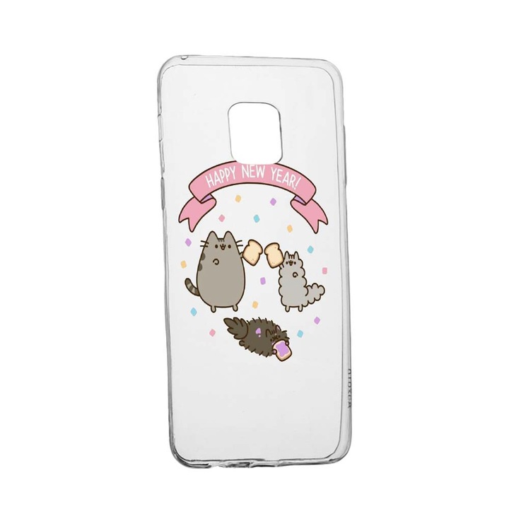 Husa Happy New Year, pentru Xiaomi Redmi Note 9 Pro Max, rezistenta la uzura, anti-alunecare, 356