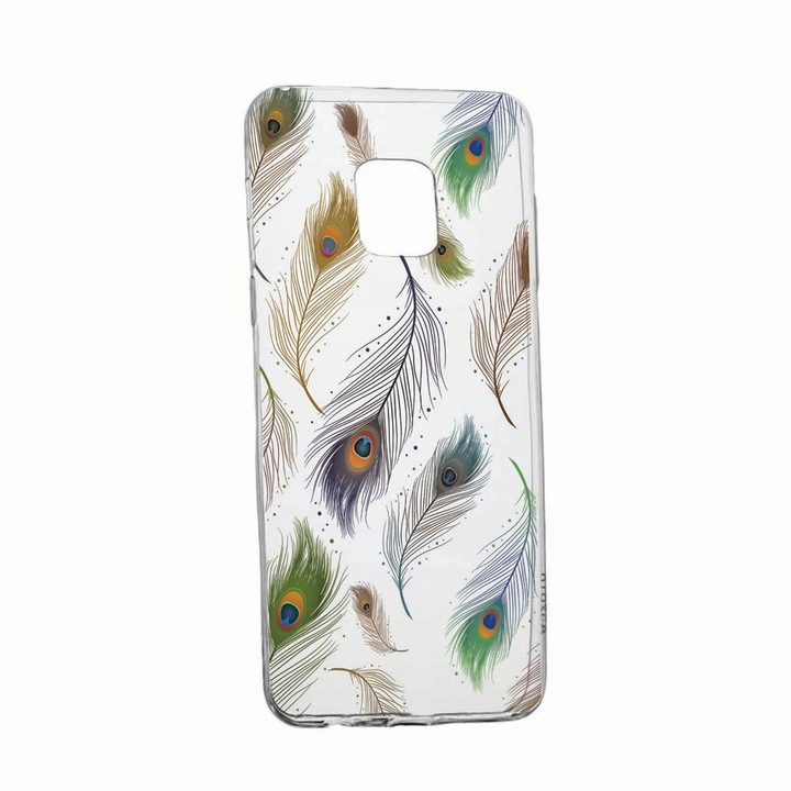 Husa pentru Xiaomi Redmi Note 9 Pro Max, Peacock, rezistenta la uzura, anti-alunecare, 152