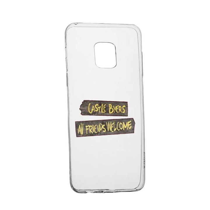 Husa Stranger Things, pentru Xiaomi Redmi Note 9 Pro, rezistenta la uzura, anti-alunecare, 375