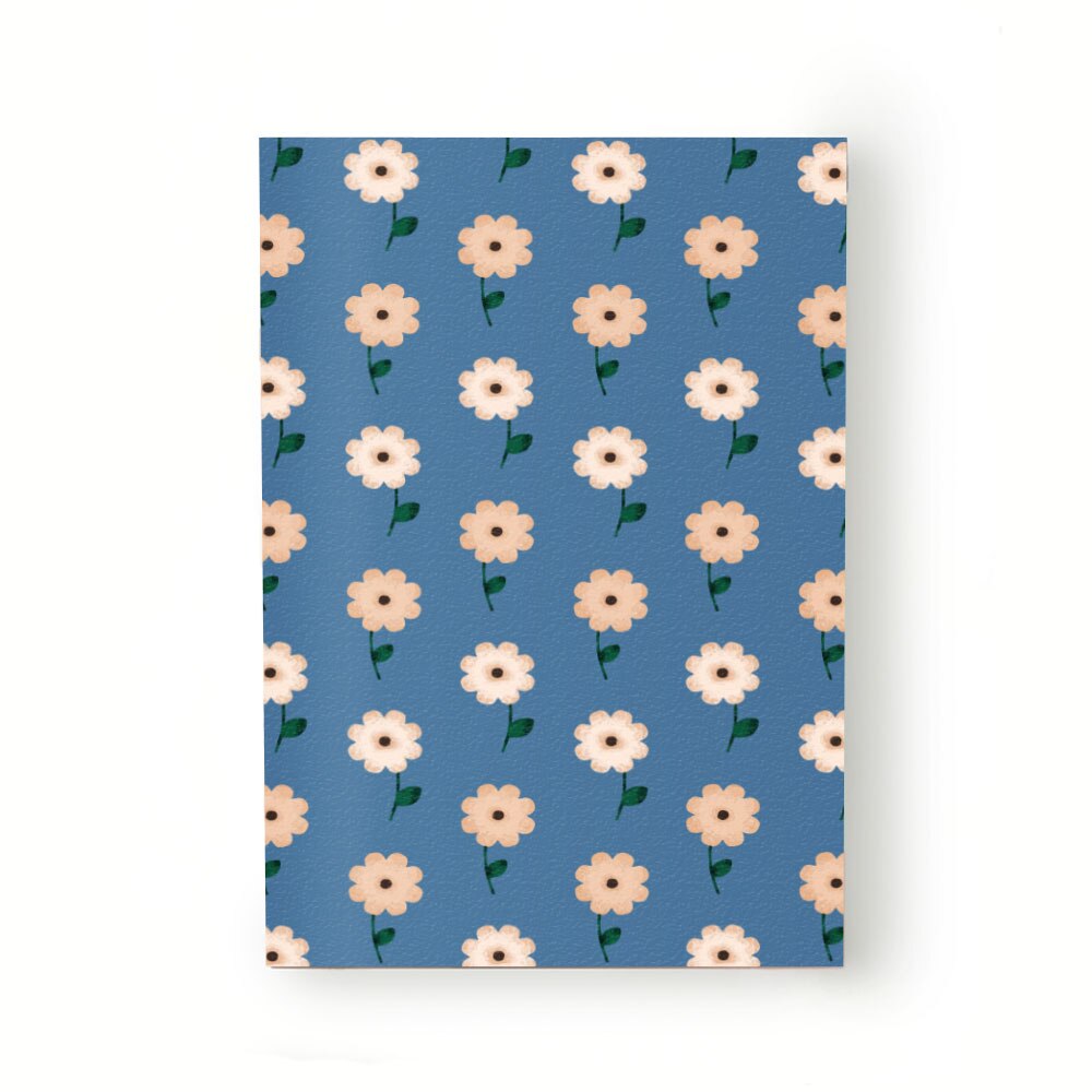 Caiet tip Agenda Heartwork cu muchie cusuta, Natura albastru calm, Latime 140 mm x Inaltime 200 mm