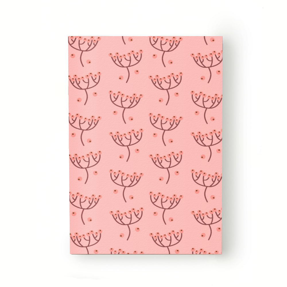 Caiet tip Agenda Heartwork cu muchie cusuta, Fructe de padure roz, Latime 140 mm x Inaltime 200 mm