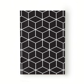 Caiet tip Agenda Heartwork cu muchie cusuta, Cuburi negre, Latime 140 mm x Inaltime 200 mm Caiet tip Agenda Heartwork cu muchie cusuta, Cuburi negre, Latime 140 mm x Inaltime 200 mm