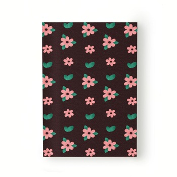 Caiet tip Agenda Heartwork cu muchie cusuta, Floricele roz, Latime 140 mm x Inaltime 200 mm Caiet tip Agenda Heartwork cu muchie cusuta, Floricele roz, Latime 140 mm x Inaltime 200 mm