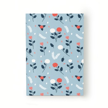 Caiet tip Agenda Heartwork cu muchie cusuta, Trandafiri albi si rosii, Latime 140 mm x Inaltime 200 mm Caiet tip Agenda Heartwork cu muchie cusuta, Trandafiri albi si rosii, Latime 140 mm x Inaltime 200 mm