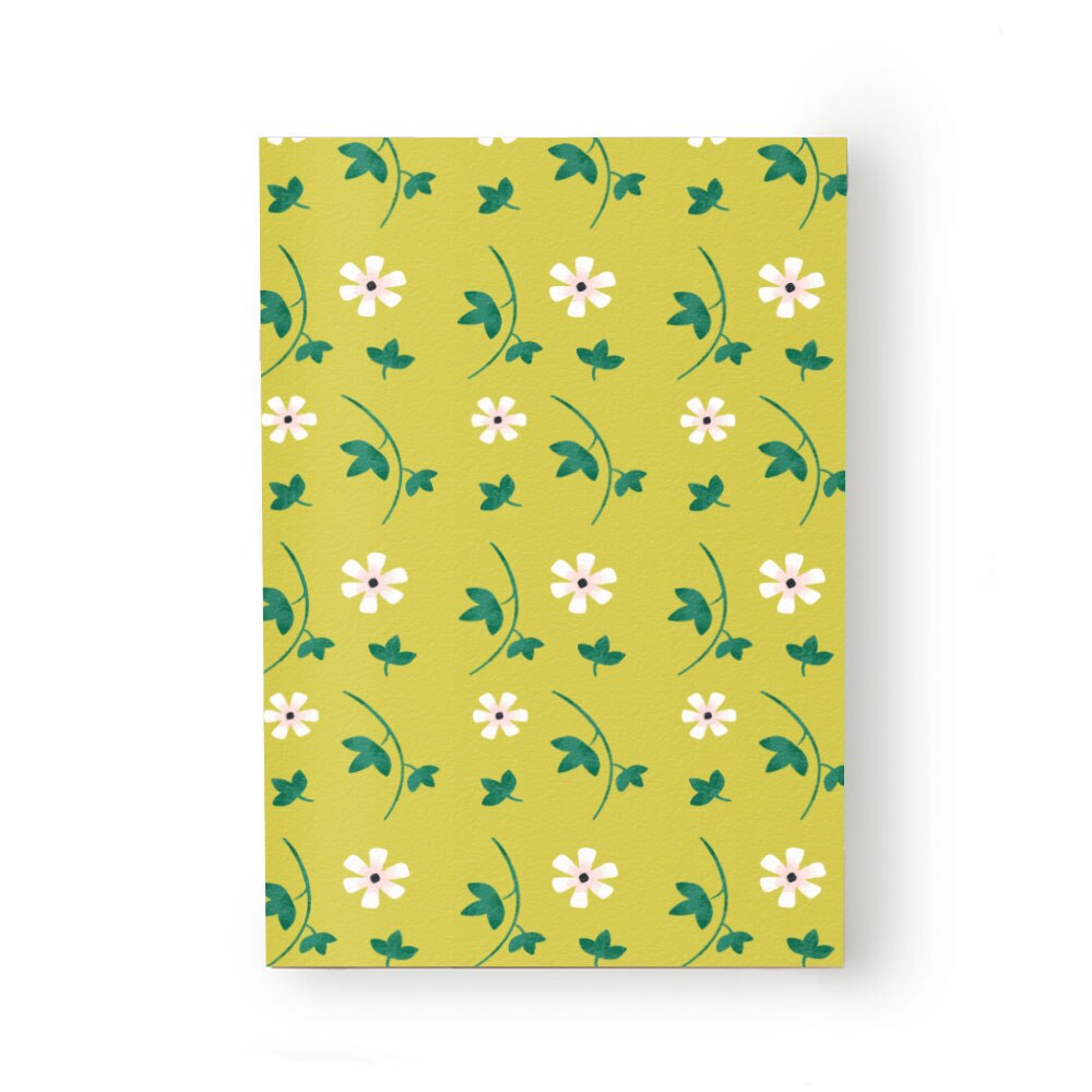 Caiet tip Agenda Heartwork cu muchie cusuta, Natura flori albe, Latime 140 mm x Inaltime 200 mm