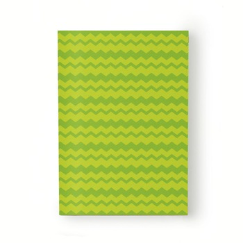 Caiet tip Agenda Heartwork cu muchie cusuta, Geometric zig zag nuante de verde, Latime 140 mm x Inaltime 200 mm Caiet tip Agenda Heartwork cu muchie cusuta, Geometric zig zag nuante de verde, Latime 140 mm x Inaltime 200 mm