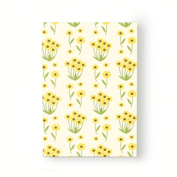 Caiet tip Agenda Heartwork cu muchie cusuta, Grup de flori galbene, Latime 140 mm x Inaltime 200 mm Caiet tip Agenda Heartwork cu muchie cusuta, Grup de flori galbene, Latime 140 mm x Inaltime 200 mm