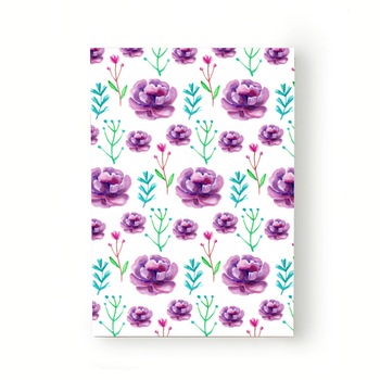 Caiet tip Agenda Heartwork cu muchie cusuta, Trandafir mov model acuarela, Latime 140 mm x Inaltime 200 mm Caiet tip Agenda Heartwork cu muchie cusuta, Trandafir mov model acuarela, Latime 140 mm x Inaltime 200 mm