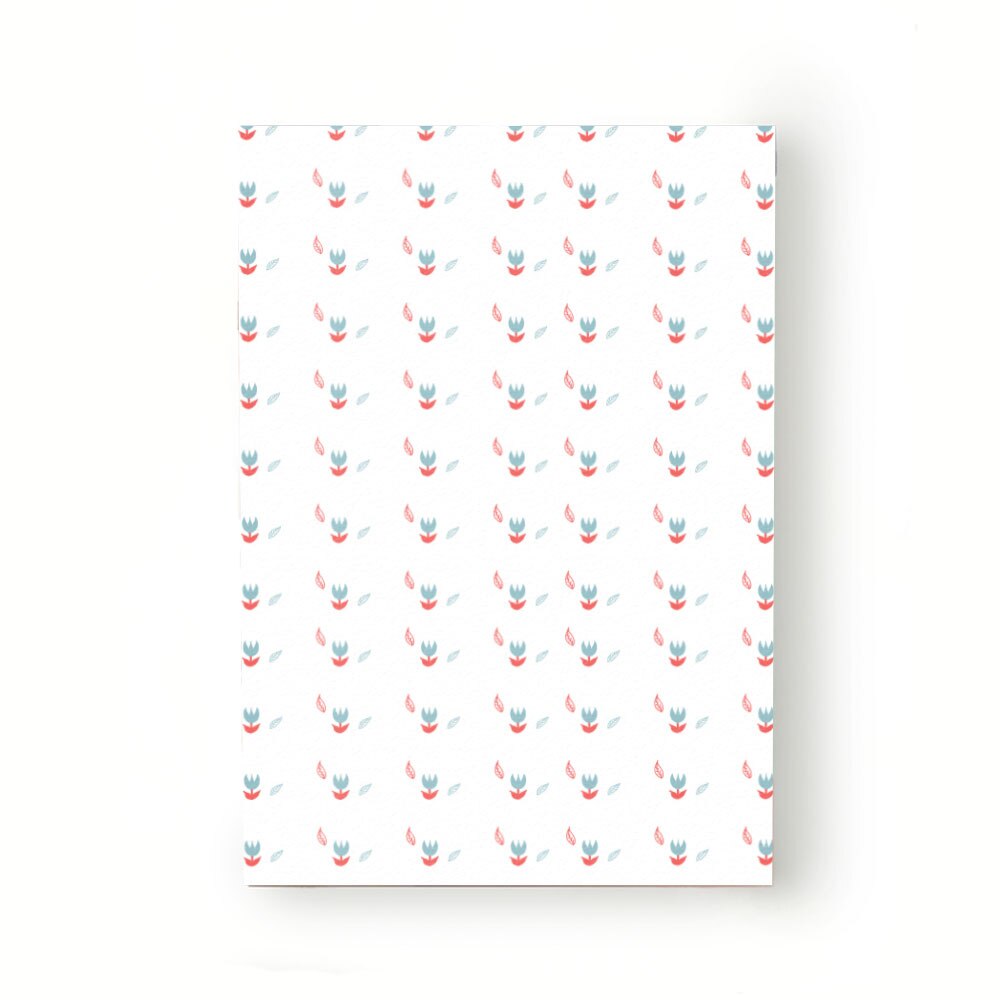 Caiet tip Agenda Heartwork cu muchie cusuta, Flori lalele detaliu, Latime 140 mm x Inaltime 200 mm