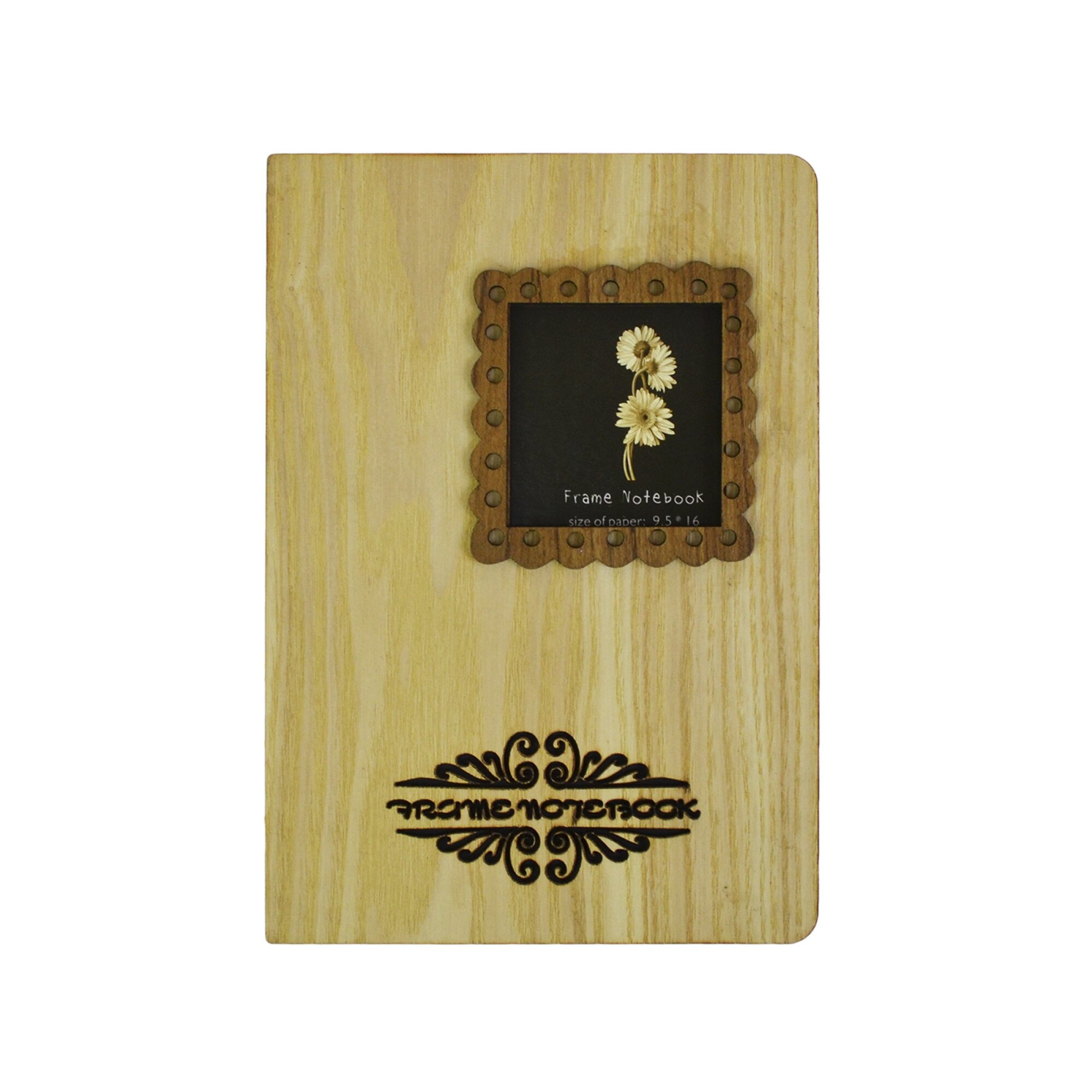 Agenda Lemn cu Rama Foto Classic Small, Bobo, 190 x 130, Bej