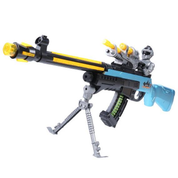 Set Pusca Mare cu soldat, cu baterii , sunete si luminite 66 x 23 cm