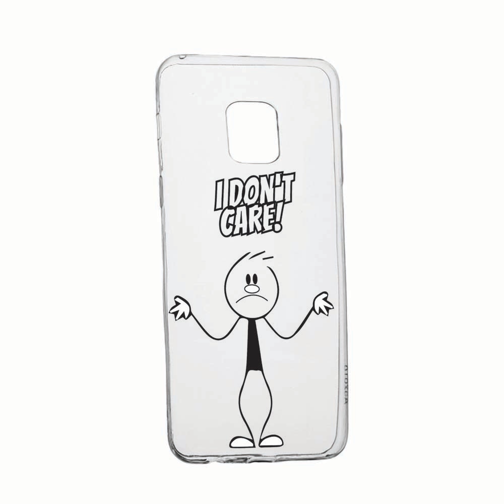 Husa pentru Xiaomi Redmi Note 9S, rezistenta la uzura, anti-alunecare, I Don`t Care, 162