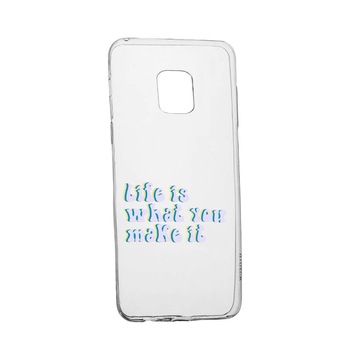 Husa cu mesaj Life is..., pentru Xiaomi Redmi Note 9 Pro, rezistenta la uzura, anti-alunecare, din silicon Premium, 491 Husa cu mesaj Life is..., pentru Xiaomi Redmi Note 9 Pro, rezistenta la uzura, anti-alunecare, din silicon Premium, 491