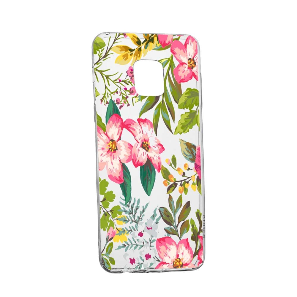 Husa Flori, culorile de pastel, pentru Xiaomi Redmi Note 9S, rezistenta la uzura, anti-alunecare, din silicon Premium, 510