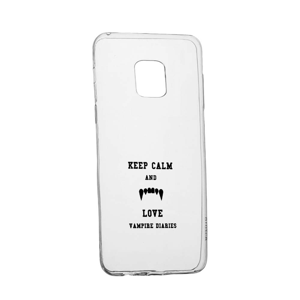 Husa Jurnalele Vampirilor - Keep Calm, Movie, pentru Xiaomi Redmi Note 9S, rezistenta la uzura, anti-alunecare, din silicon Premium, 581