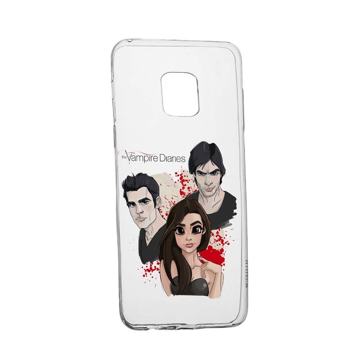 Husa Jurnalele Vampirilor, Movie, pentru Xiaomi Redmi Note 9S, rezistenta la uzura, anti-alunecare, din silicon Premium, 578