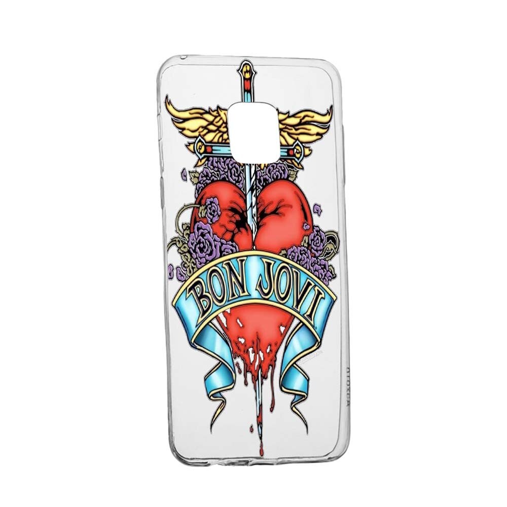 Husa Bon Jovi, pentru Xiaomi Redmi Note 9S, rezistenta la uzura, anti-alunecare, din silicon Premium, 533