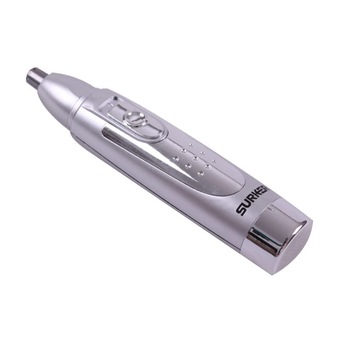 Trimmer pentru nas si urechi Surker SK-207, timp operare baterie 30 minute, lama otel inoxidabil, Argintiu Trimmer pentru nas si urechi Surker SK-207, timp operare baterie 30 minute, lama otel inoxidabil, Argintiu