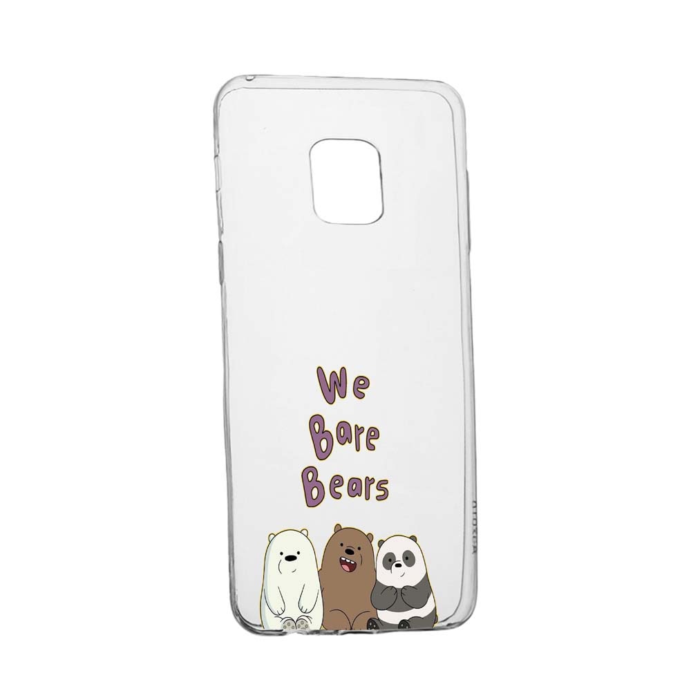 Husa We Bare Bears, pentru Xiaomi Redmi Note 9 Pro, rezistenta la uzura, anti-alunecare, din silicon Premium, 588