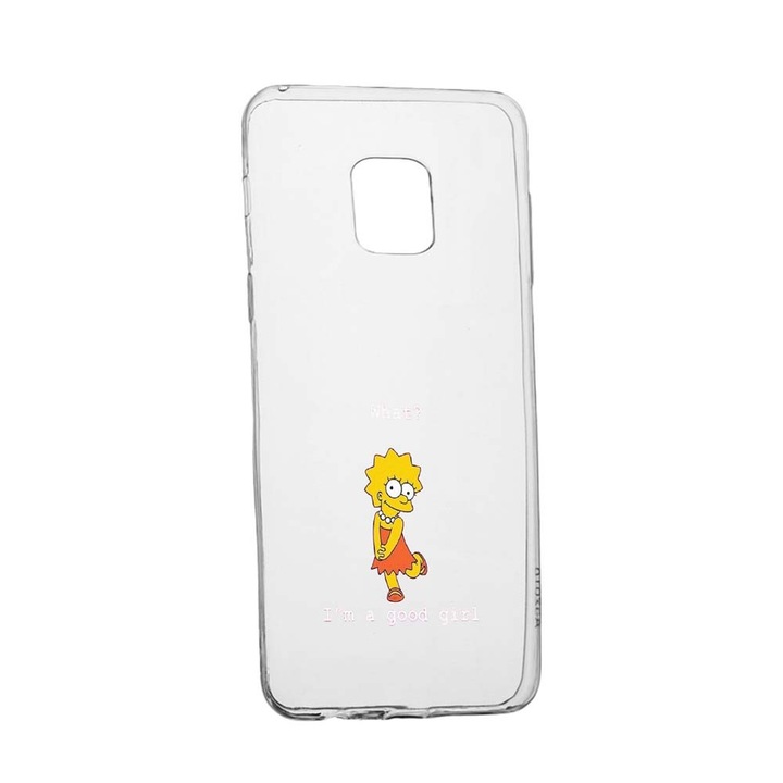 Husa Lisa - I'm a good girl, pentru Xiaomi Redmi Note 9S, rezistenta la uzura, anti-alunecare, din silicon Premium, 591