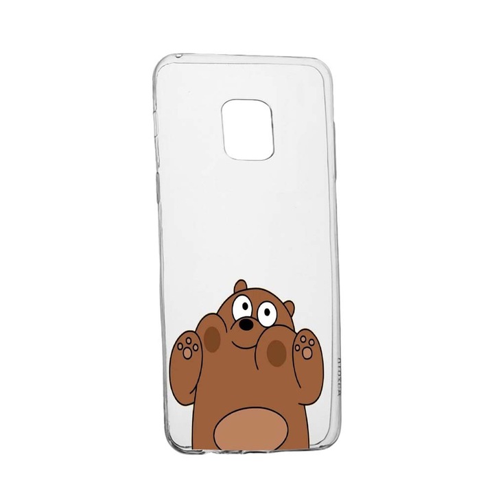 Husa Ursuleti, pentru Xiaomi Redmi Note 9S, rezistenta la uzura, anti-alunecare, din silicon Premium, 589