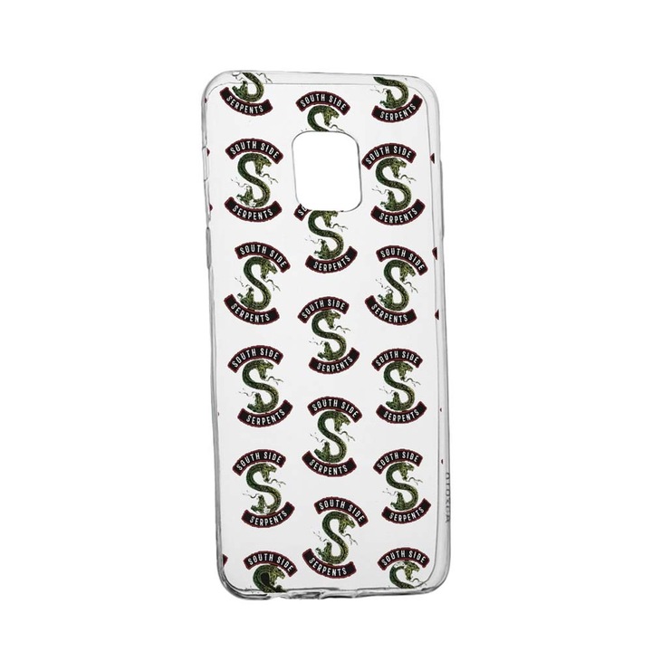 Husa Riverdale - South Side Serpents, Movie, pentru Xiaomi Redmi Note 9 Pro Max, rezistenta la uzura, anti-alunecare, din silicon Premium, 612