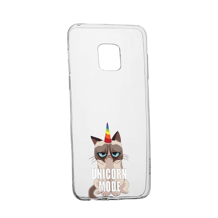 Husa Meme - Gumpy Unicorn Mode, pentru Xiaomi Redmi Note 9 Pro Max, rezistenta la uzura, anti-alunecare, din silicon Premium, 654