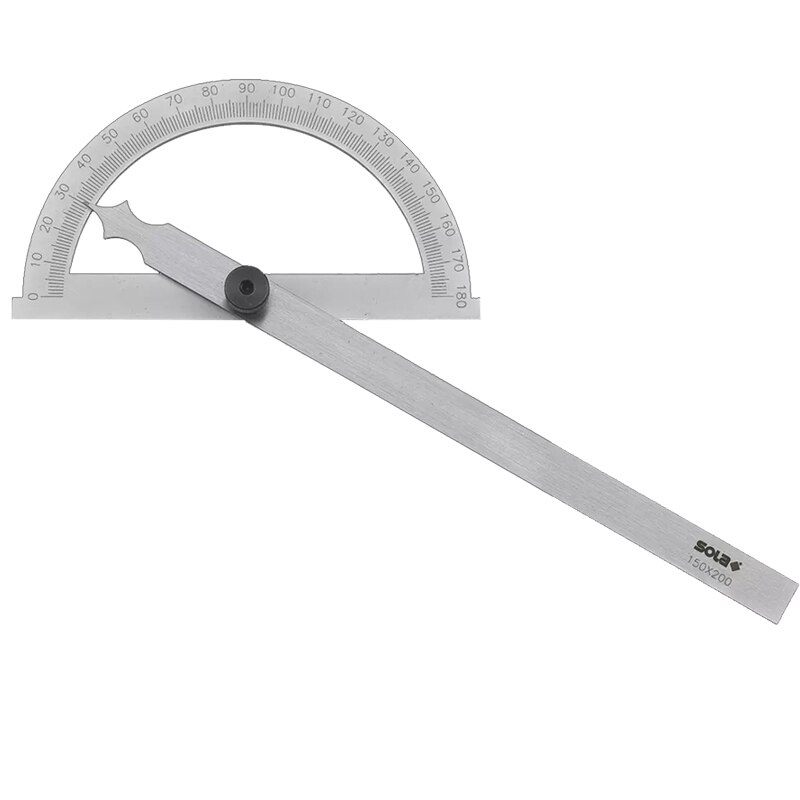 Raportor 200 x 150 mm, SOLA Austria, tip GR 200