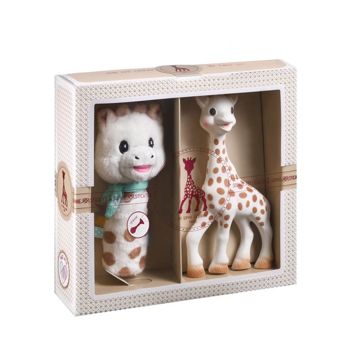 Set de nastere Girafa Sophie si Sweety Sophie