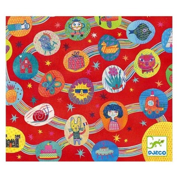 Plic colorat pentru ambalare cadouri Djeco Plic colorat pentru ambalare cadouri Djeco