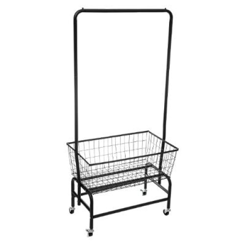 Valet imbracaminte pe roti CRONOS, metal, 80.5x43x165 cm JJA 167851