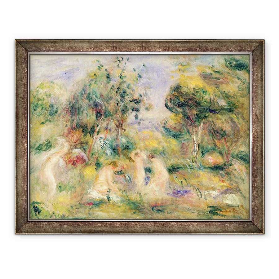 Tablou inramat - Pierre Auguste Renoir - La scaldat I, 60 x 80 cm