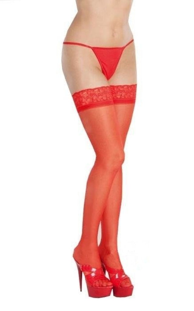 Ciorapi cu banda, Softline, 5514, Rosu