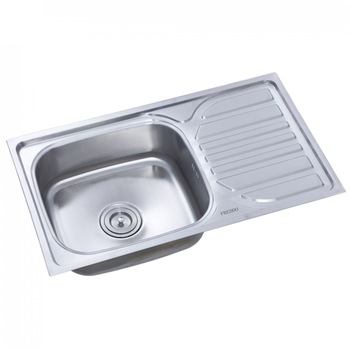 Chiuveta Freddo SN 9002, Pentru blat, Anticalcar, Inox , 76/43.5, cuva stanga Chiuveta Freddo SN 9002, Pentru blat, Anticalcar, Inox , 76/43.5, cuva stanga
