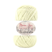 Fir pentru tricotat Merino Clasic, 100% lana merinos, culoare C1000, 100 g, 280 m