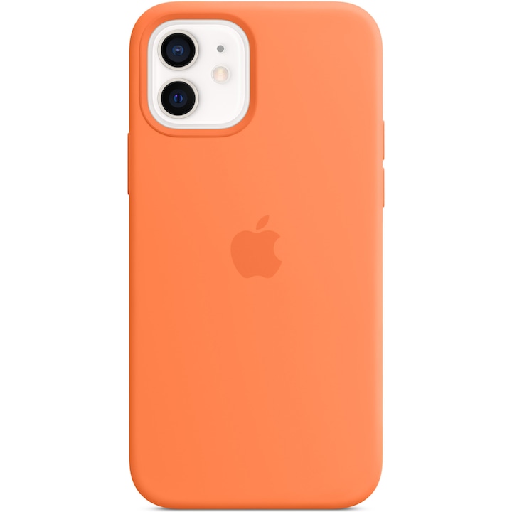 Калъф Apple Silicone Case MagSafe за iPhone 12/12 Pro, Kumquat