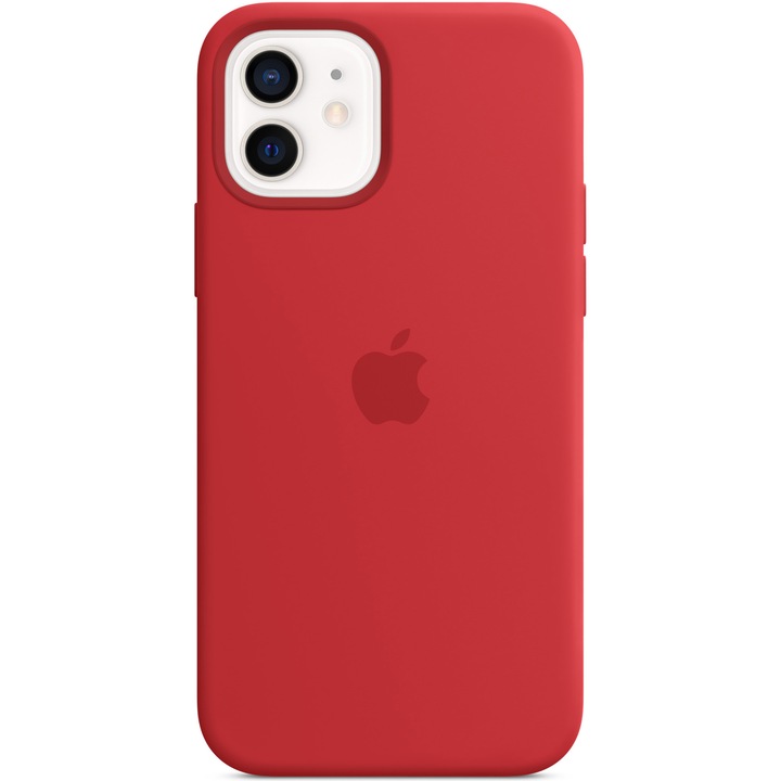 Калъф Apple Silicone Case MagSafe за iPhone 12/12 Pro, (PRODUCT)RED