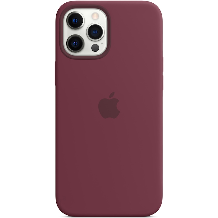 Калъф Apple Silicone Case MagSafe за iPhone 12 Pro Max, Plum