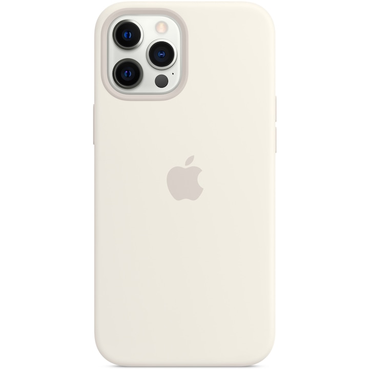 Калъф Apple Silicone Case MagSafe за iPhone 12 Pro Max, White