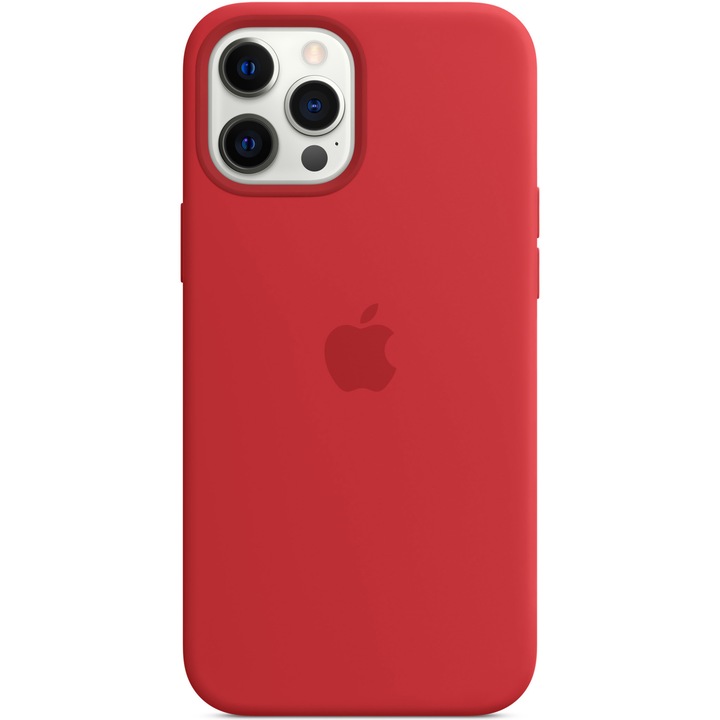 Калъф Apple Silicone Case MagSafe за iPhone 12 Pro Max, (PRODUCT)RED