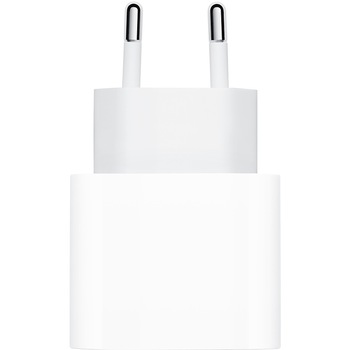 Incarcator retea Apple, USB Type C, 20W, White Incarcator retea Apple, USB Type C, 20W, White