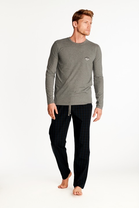 Henderson Zac férfi pizsama, szürke, 2XL