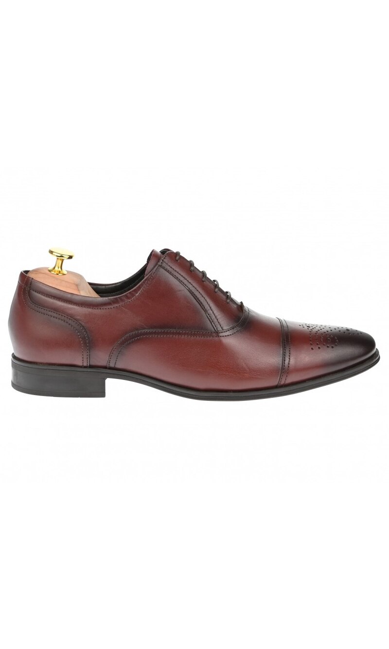 Pantofi barbati Brogue, Ciucaleti, din piele naturala, L356VIS