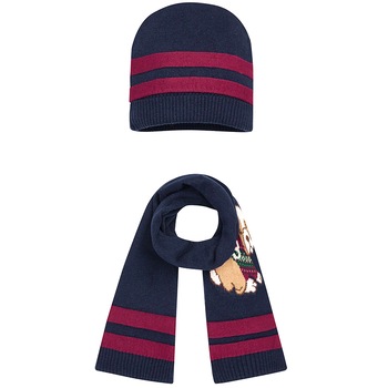 Set, Mayoral, caciula, fular si manusi, baieti, bleumarin 6 luni Set, Mayoral, caciula, fular si manusi, baieti, bleumarin 6 luni