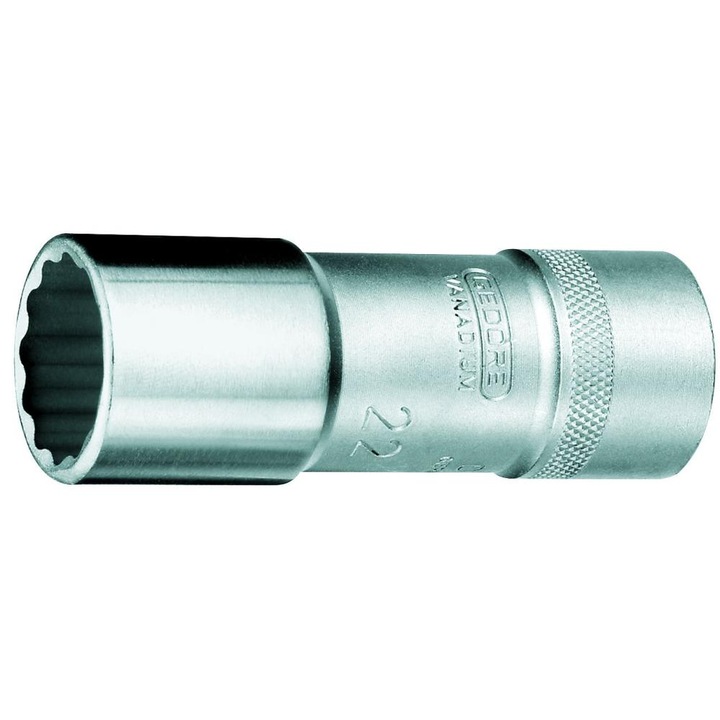 Cheie tubulara lunga 1/2" 13 mm, cu 12 laturi, profil UD, Gedore