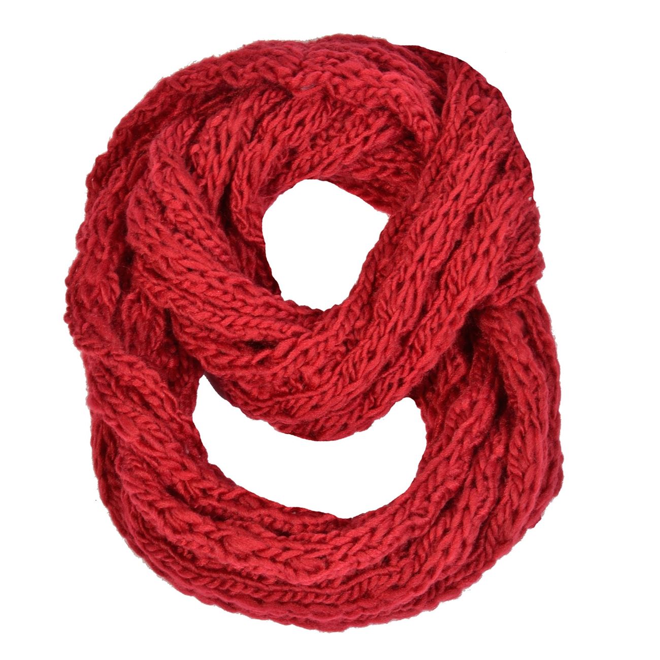 Fular circular, Zola®, dama, bordo, tricotat