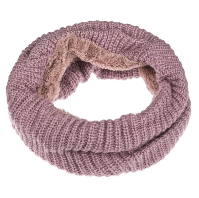 Fular circular, Zola®,dama, model cu 2 fete, blana si model tricotat, nude