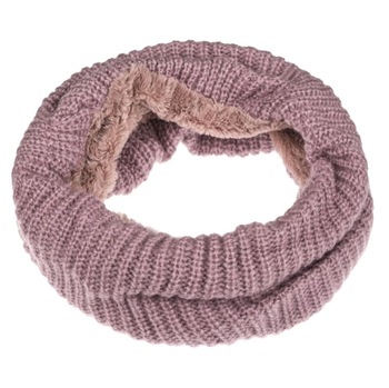 Fular circular, Zola®,dama, model cu 2 fete, blana si model tricotat, nude Fular circular, Zola®,dama, model cu 2 fete, blana si model tricotat, nude