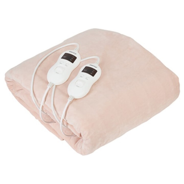 Camry MECR7424 elektromos takaró lepedő alatt fűtéssel 2 ember számára, 160X150cm, 8 fűtési szint, teljesítmény 2x60W