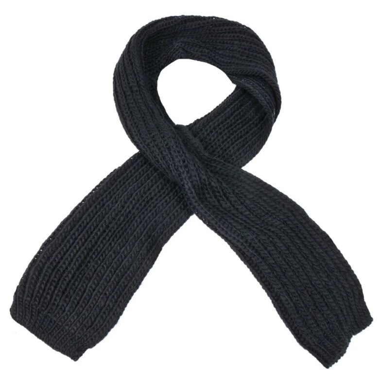 Fular dama, Zola®, negru cu insertii, marime universala